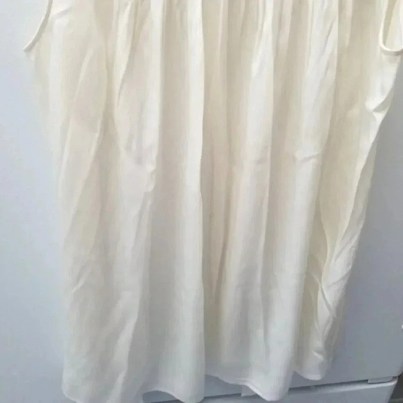 Theory Silk Tie Front Sleeveless  Blouse S - Picture 9 of 11